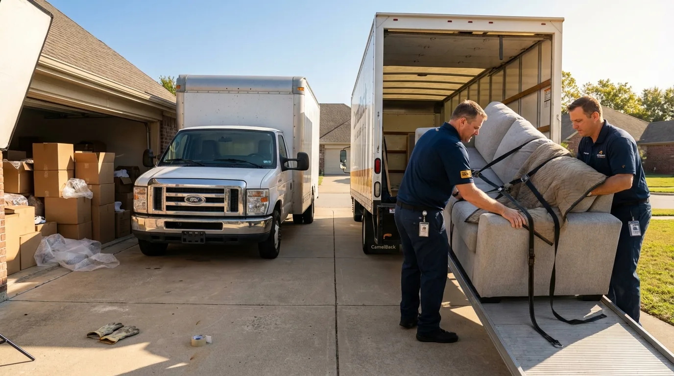 DIY truck vs professional crew comparison in River Edge