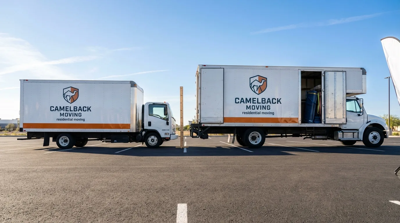 Moving truck size capacity guide in River Edge